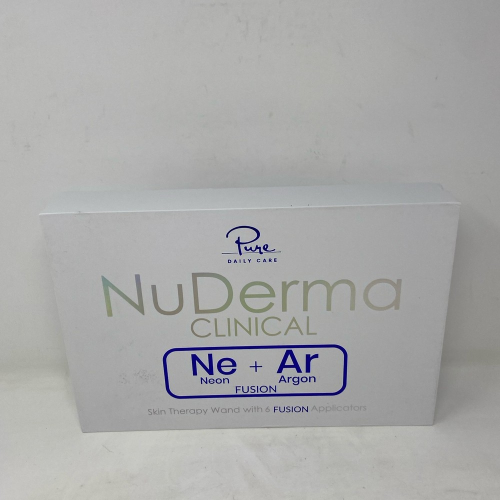 Pure Daily Care NuDerma Clinical Wand 6 Fusion Tips White/Blue 7pc