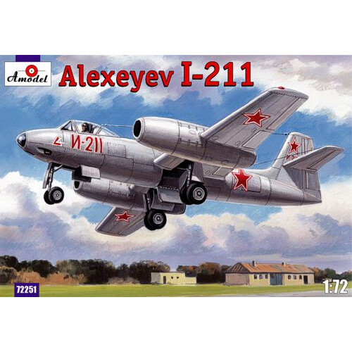 AMODEL 72251 Alexeyev I-211 Scale Fighter-bomber 1/72 - Plastic model kit