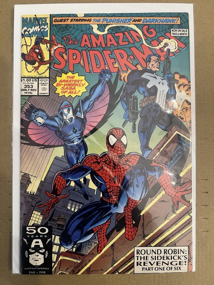 Amazing Spider-Man #353 Marvel Comics 1991 Venom Cover