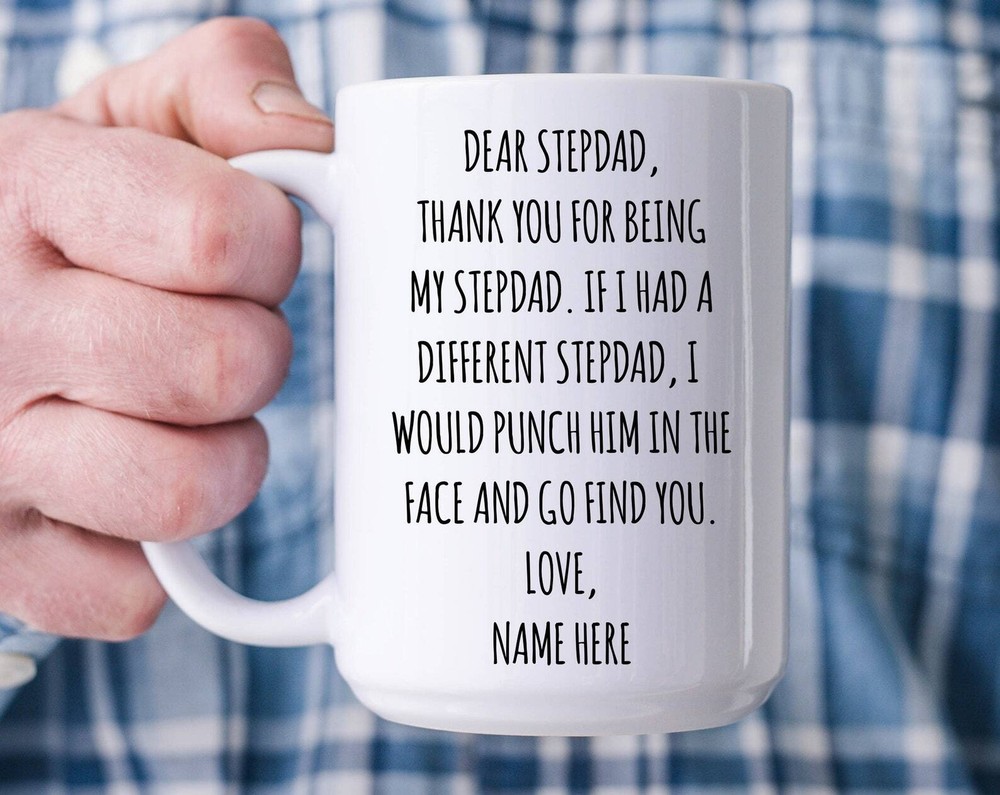 Father's Day Gift For Stepdad Gift Personalized Step Dad Mug For Step Dad