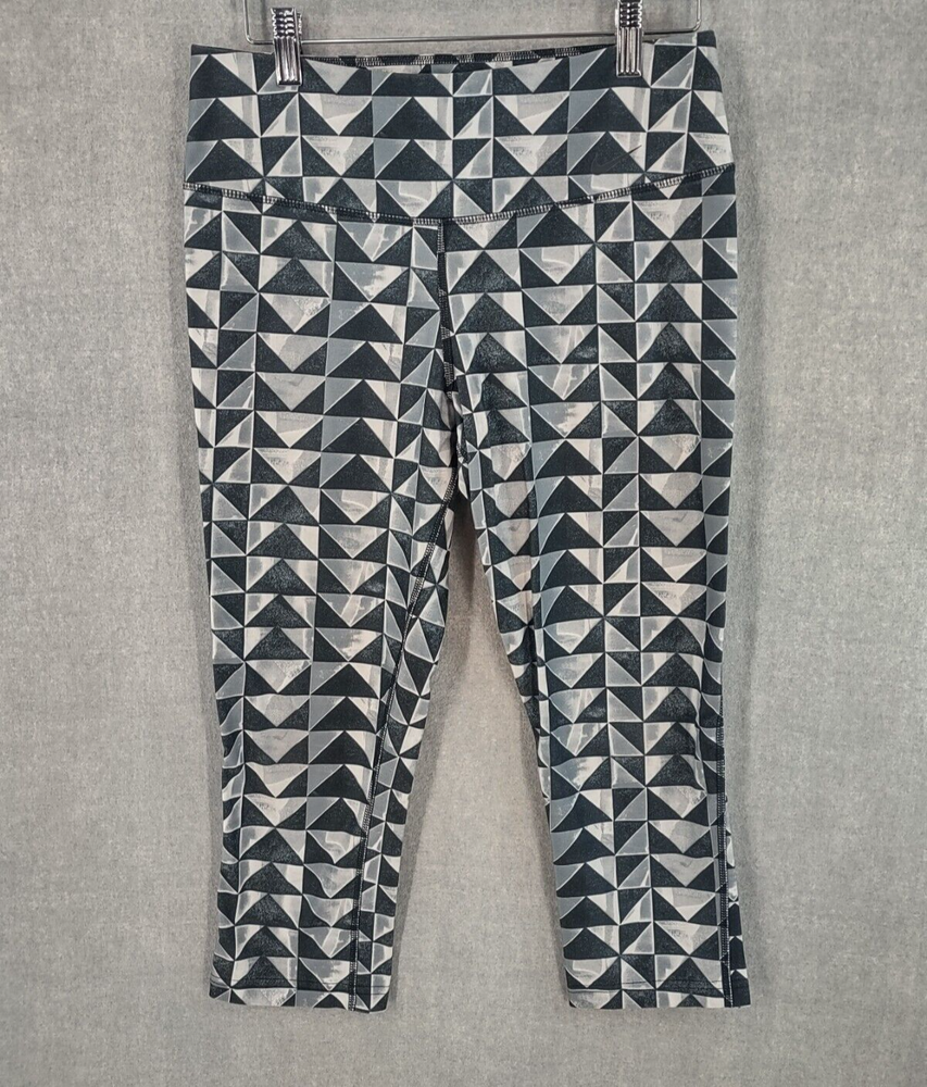 Nike Womens Medium Dri-Fit Power Training Capri Leggings Multi Diamond Stretch