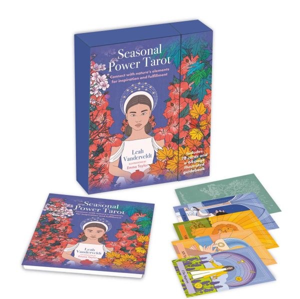 Seasonal Power Tarot Deck with 78 Cards and 64-Page Guide by Leah Vanderveldt 2025-image