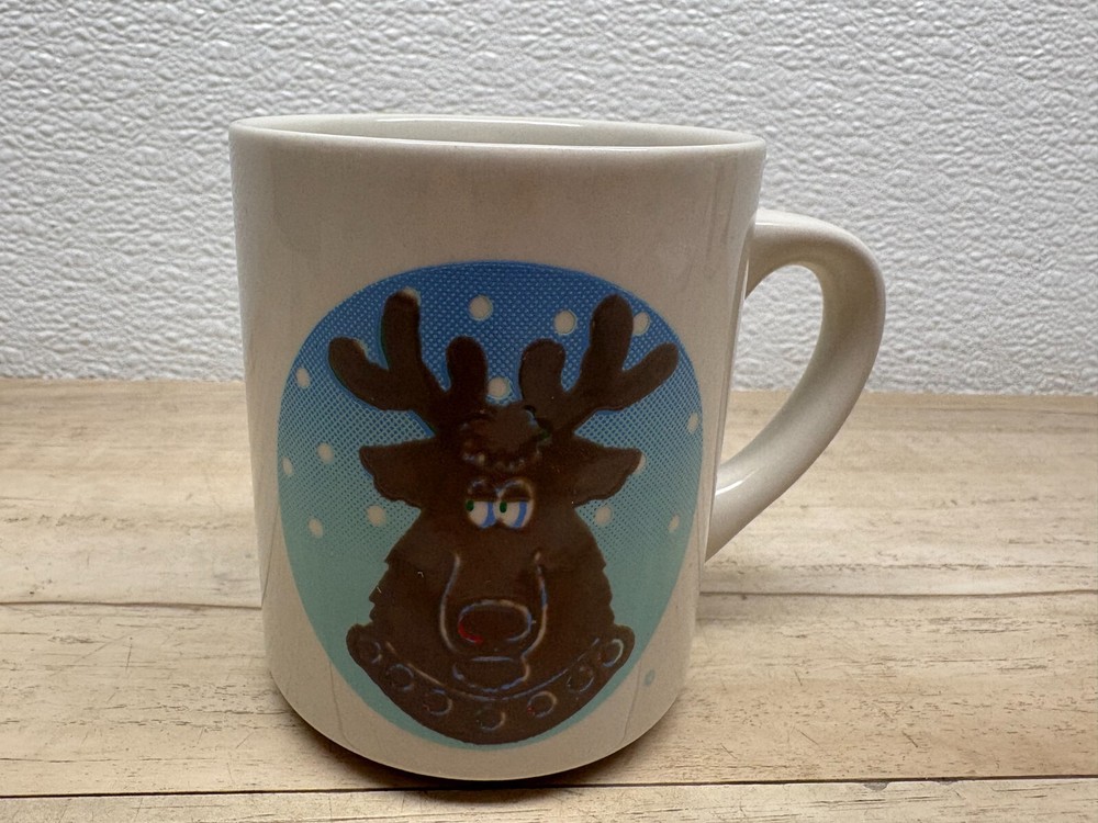 Vintage Denny's Reindeer Heat-Activated Color Changing Porcelain Coffee Mug