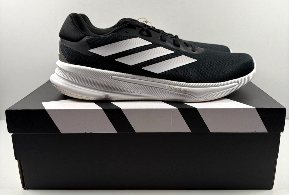 Adidas Supernova Ease M Shoes Men's Size 12 Core Black White Charcoal JI1426
