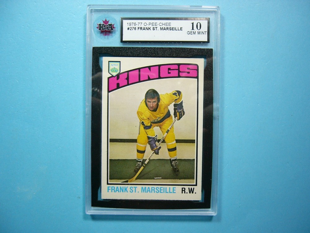 1976/77 O-PEE-CHEE NHL HOCKEY CARD #276 FRANK ST. MARSEILLE KSA 10 GEM MINT OPC