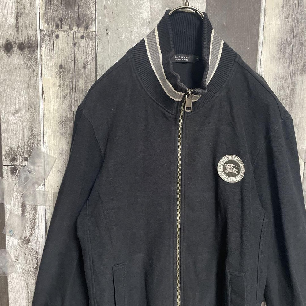 Burberry Black Label Embroidered Blouson Outerwear Full Zip 2 F/S from Japan