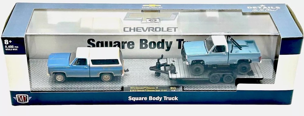 M2 MACHINES AUTO HAULERS 1973 CHEVY SUPER 10 & 1973 CHEVY CHEYENNE SUPER 10 4X4