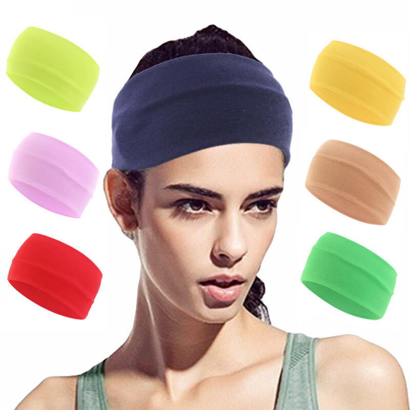 Stretchable Wide Headband for Sports Yoga Running Workout Hairband  
