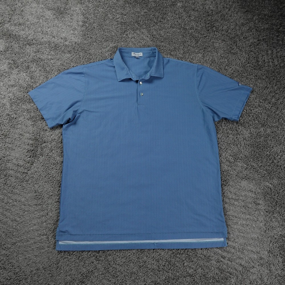 Peter Millar Polo Shirt Mens Extra Large Golf Performance Golf Cherry Hills