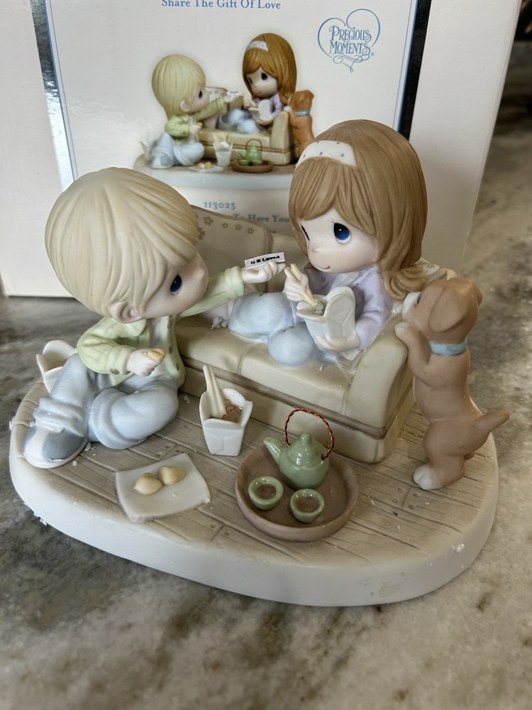 Rare precious moments figurines “I’m So Fortunate To Have You” with Original box