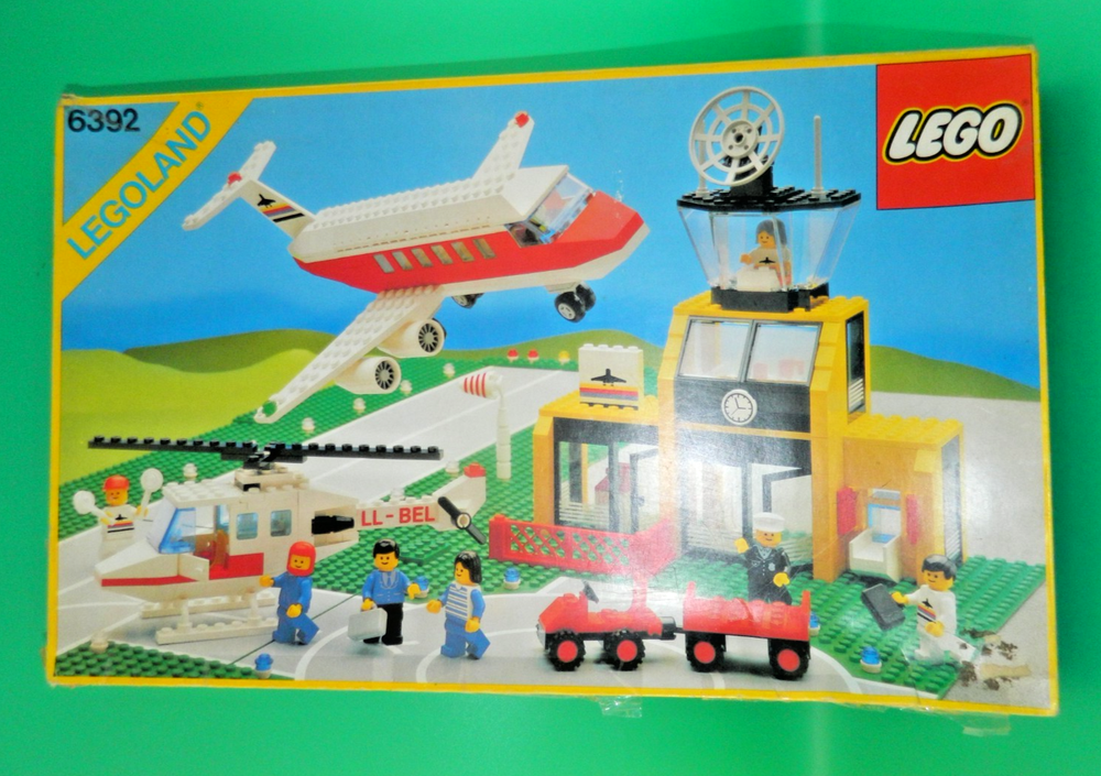 LEGO®  Town Airport 6392 Boxed Instructions Vintage Complete Free postage