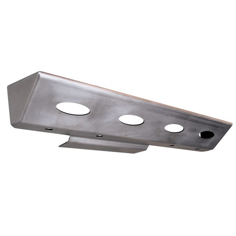 Poison Spyder 17-59-030 Front Bare Steel Crash Bar Skid Plate for Jeep Wrangler