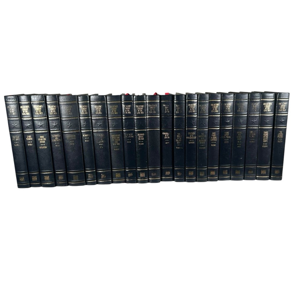 Vintage Civil War 21-Book LeatherBound Set by Time-Life  