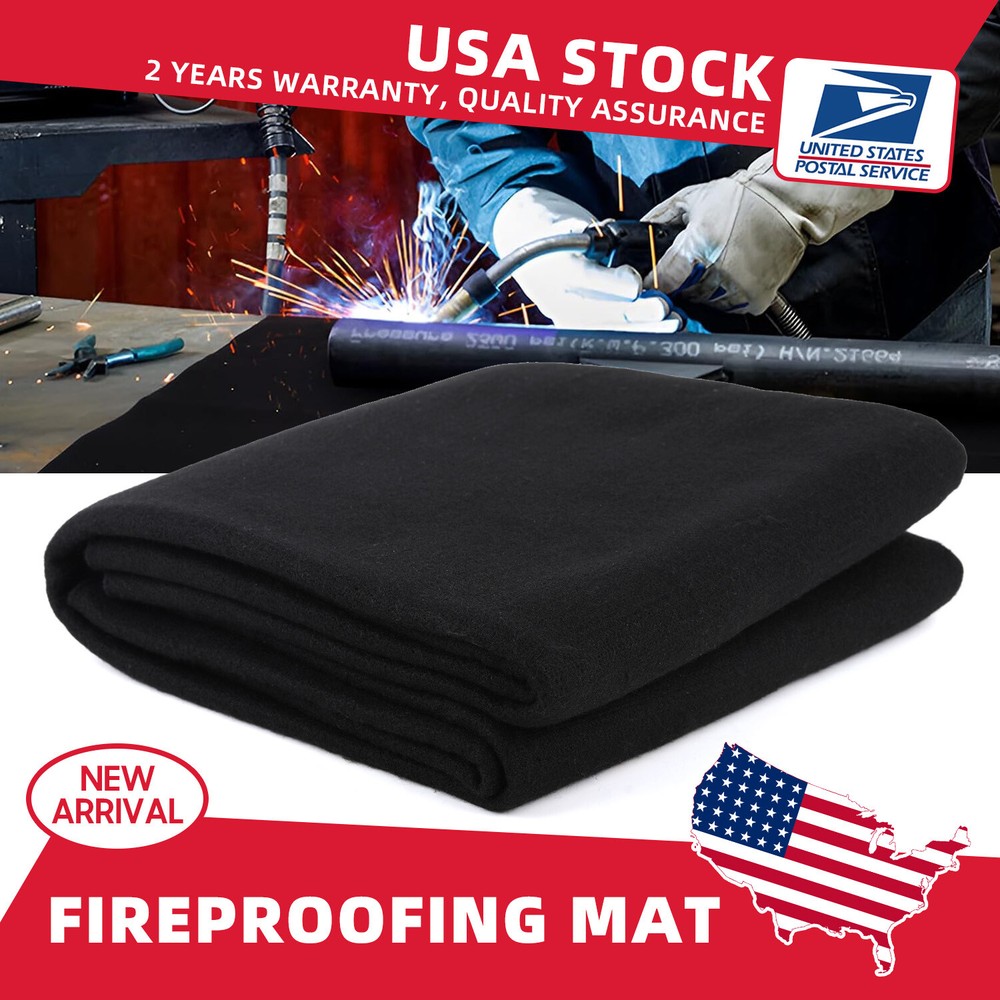 Outdoor Grill Under Grill Mat Fireproof Premium Fire Pit Mat Protector for Deck