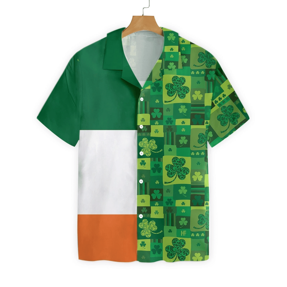 Irish Saint Patricks Day Aloha Hawaiian Shirts