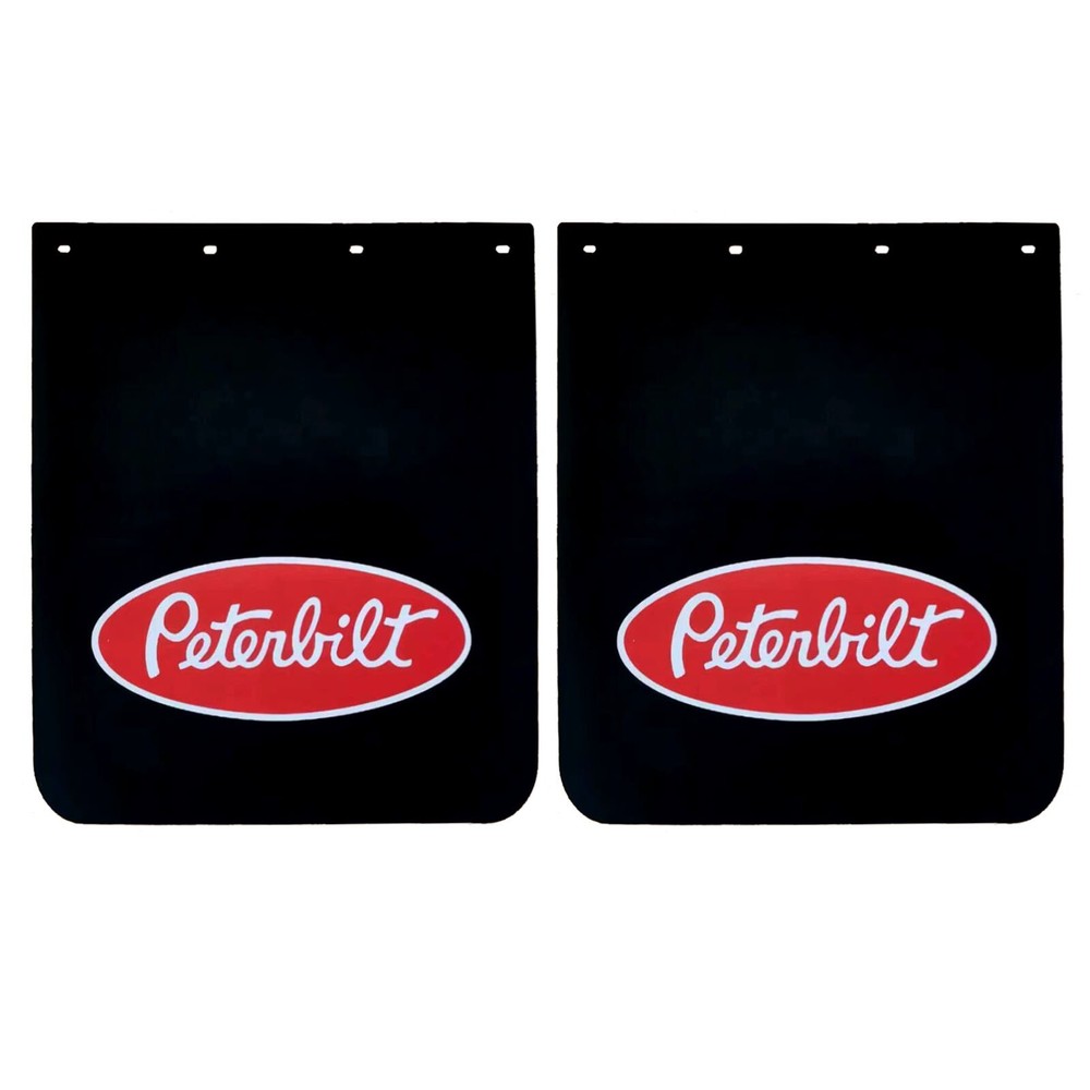 24x30 Heavy Duty Black Mud Flaps for Semi Trucks and Trailers 2PCS