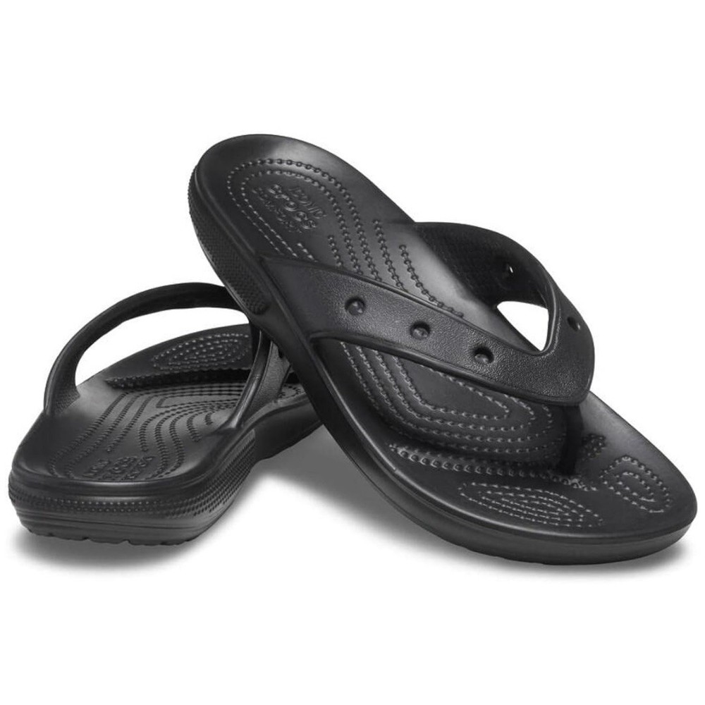 Crocs Classic Flip Flop V2 Sandal Black Shoes Summer 209402-001 Mens Size 10 NEW