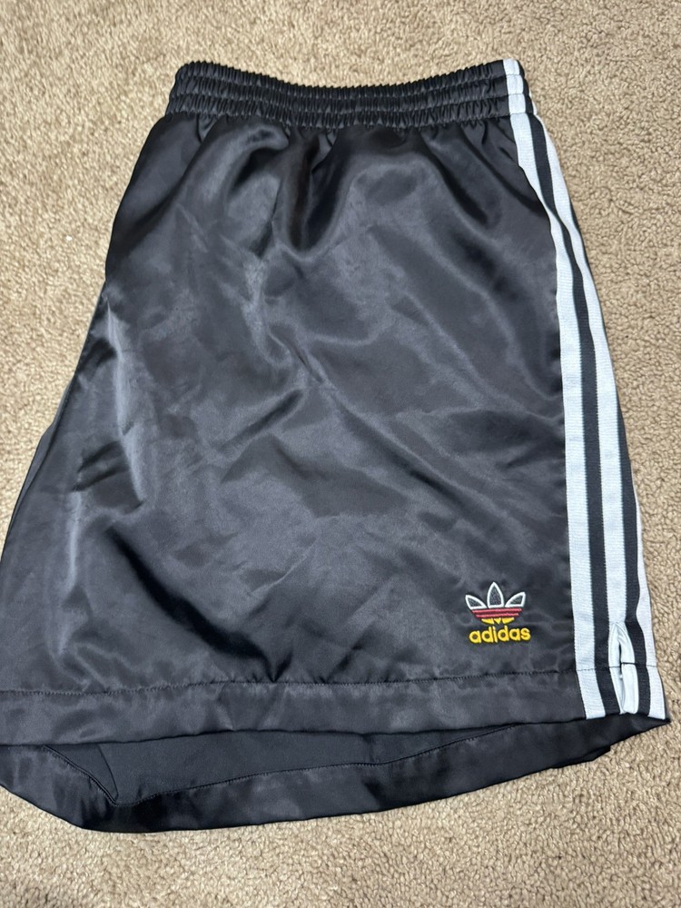 adidas Originals Mens Woven Sport Trefoil ShortsBlack FBNations Germany Size 2XL