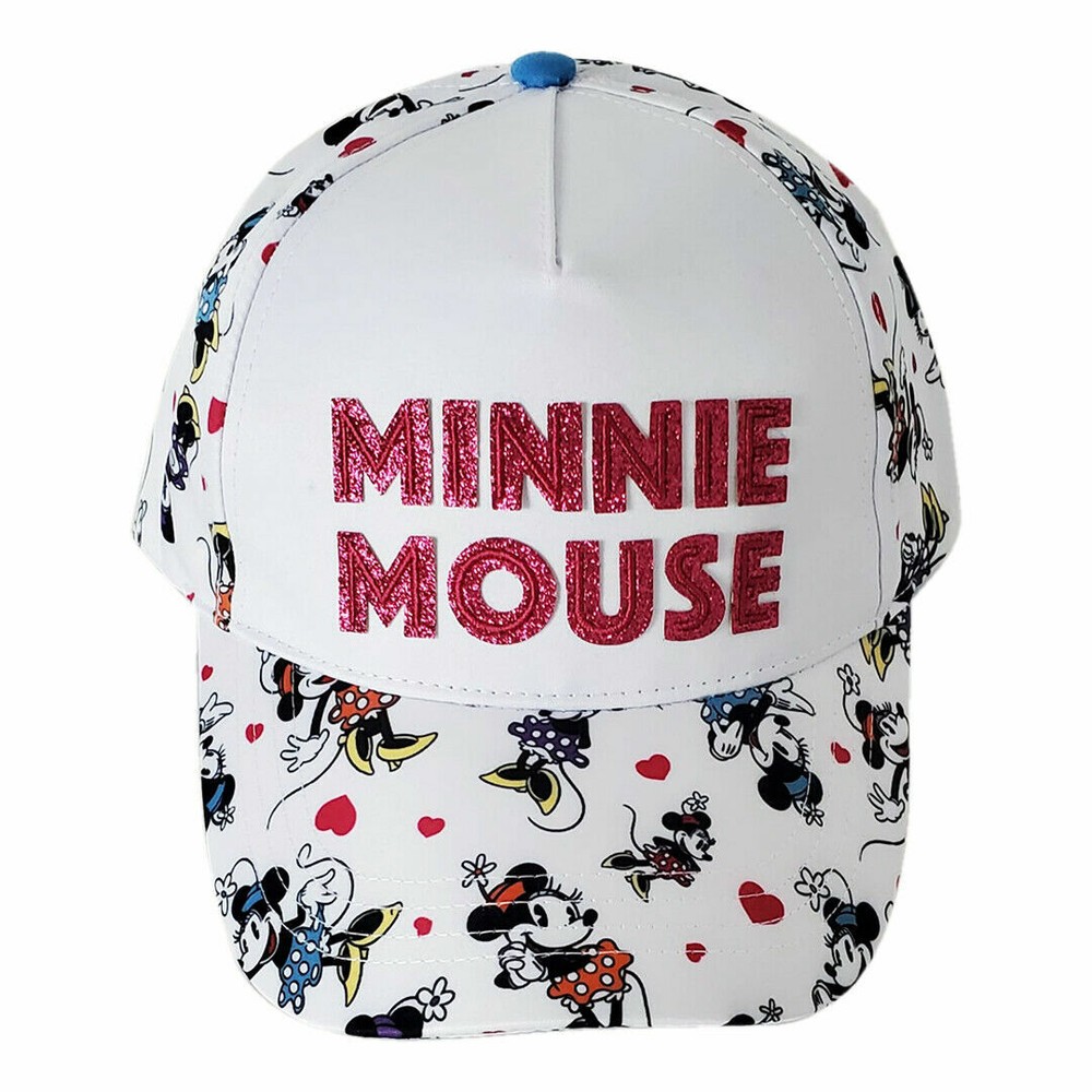 NWT Disney World Minnie Mouse Glitter Baseball Cap for Girls