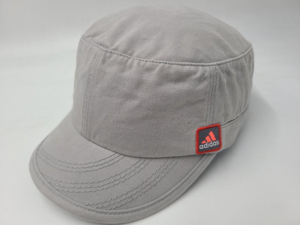 Women Adidas Climalite Cadet Military Army Strapback Adjustable Hat Cap Adi Gray