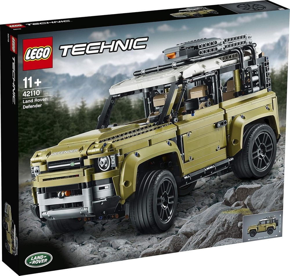 LEGO 42110 TECHNIC: Land Rover Defender 11+ Block Toy New