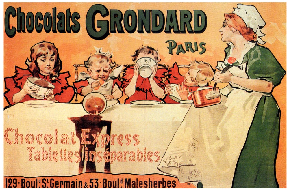 Vintage Decoration  Design Ad Poster.Chocolate Express.Art Wall Decor 812i