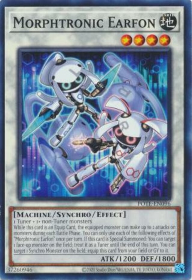 Morphtronic Earfon POTE-EN096 Common Unlimited Near Mint