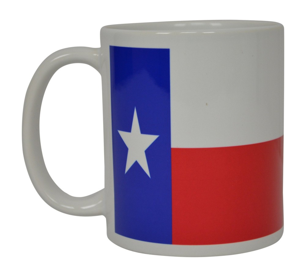 Best Coffee Mug Texas State Flag Novelty Cup Great Gift Idea For Men Women Lo...
