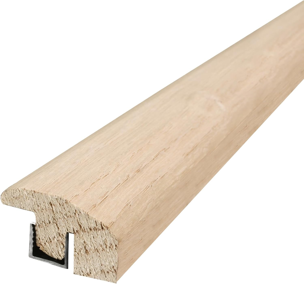 36-Inch Unfinished Hardwood Transition Strip for Tile to Carpet with Anchors by M-D Building Products