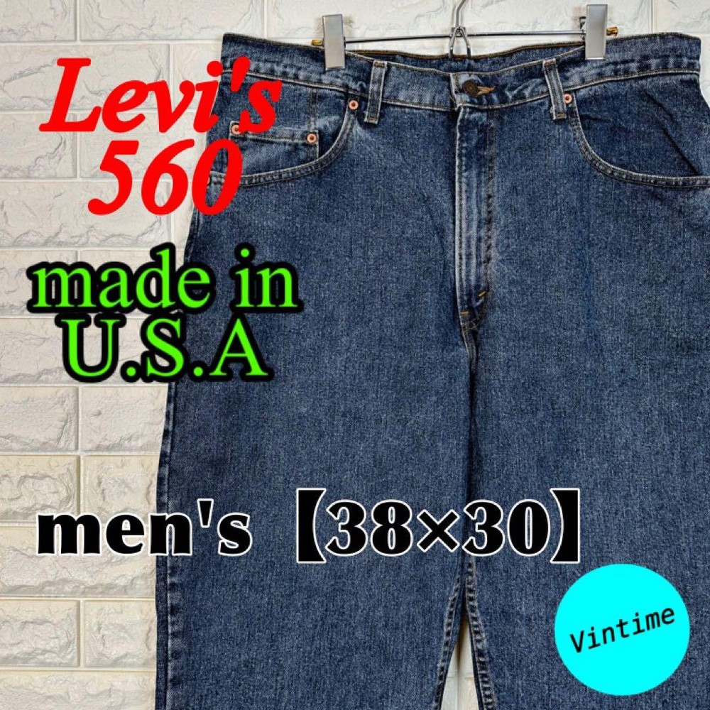 V687 Usa Levi S 560 Denim Pants Men'S 38 30