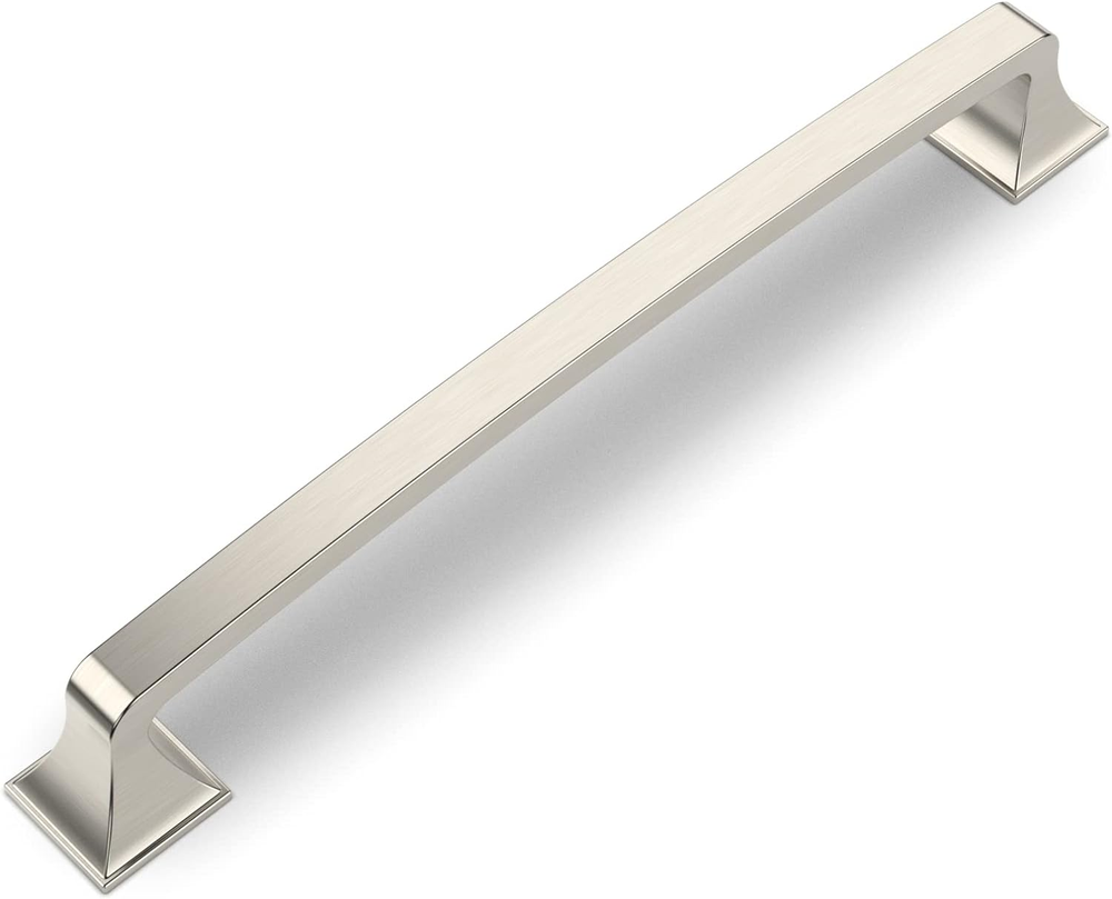 10 Pack Brushed Satin Nickel 10 Inch(254Mm) Hole Centers Kitchen Cabinet Pulls H