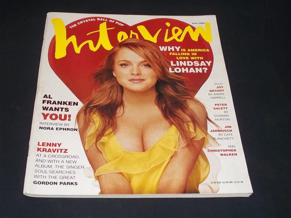 2004 June Interview Magazine Lindsay Lohan Cover H 7687