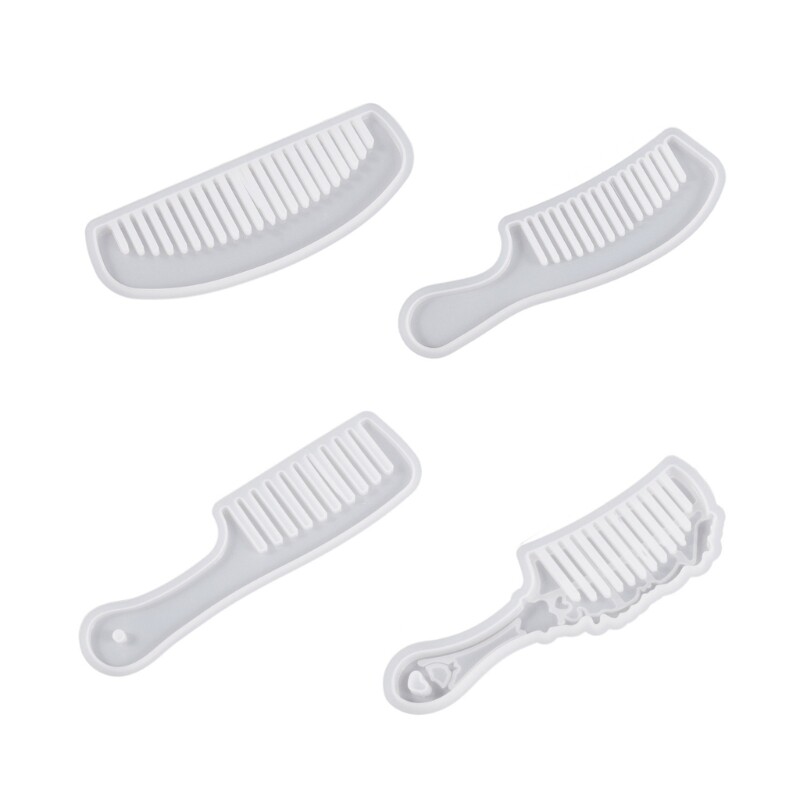 Silicone Comb Mold for Hair Styling Jewelry DIY Resin Crafts