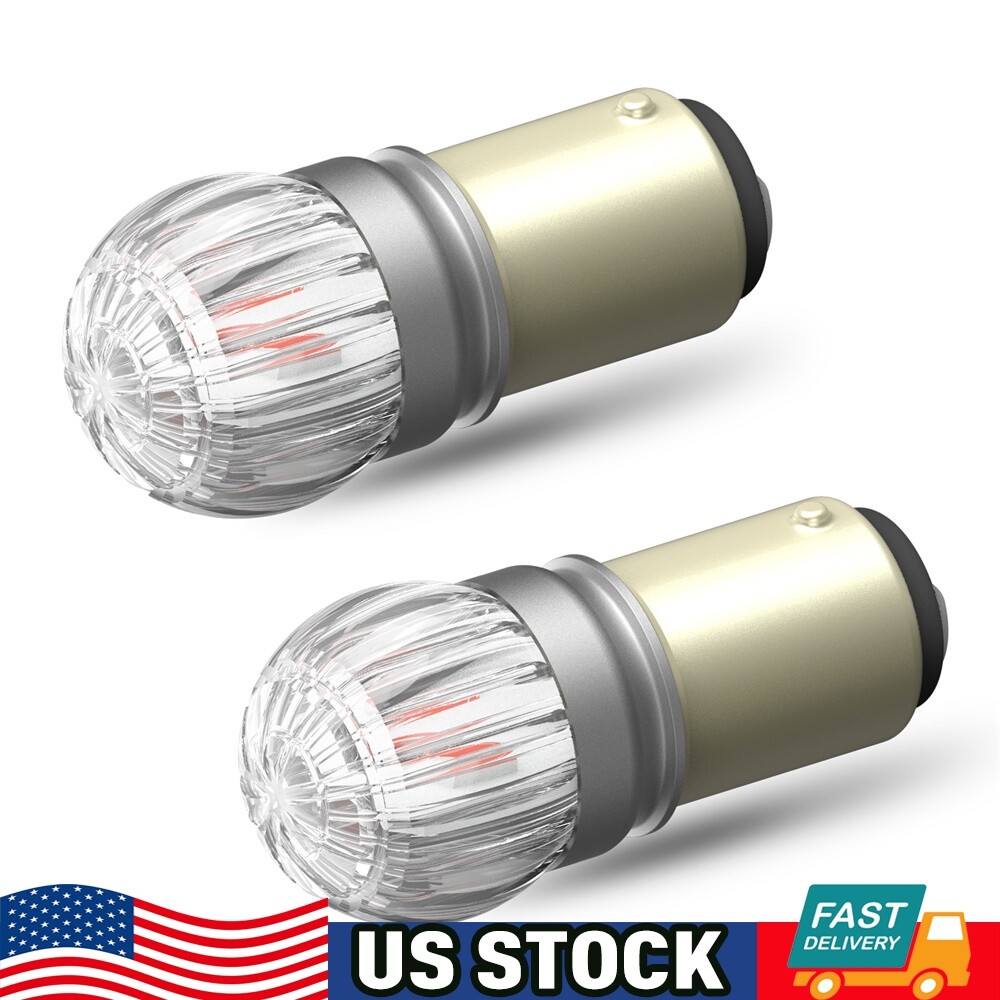 AUXITO 1157 2057 LED Red Bright Brake Tail Stop Light Parking Bulbs Error Free M