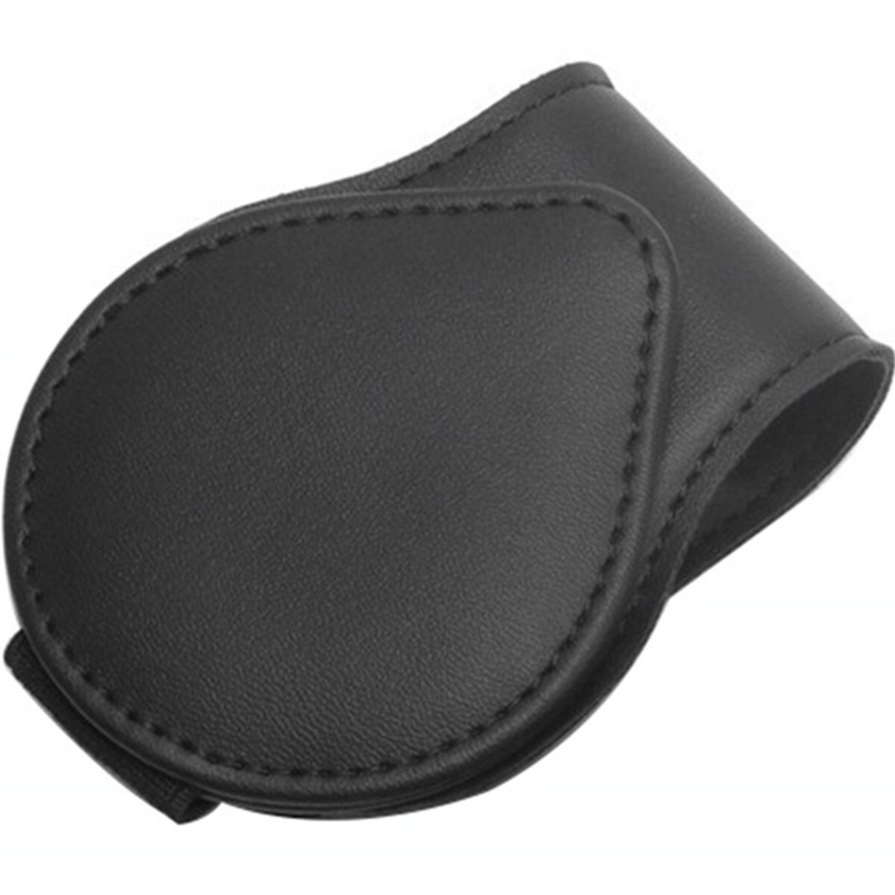 Leather Car Sun Visor Clip Holder for Glasses Sunglasses and Tickets
