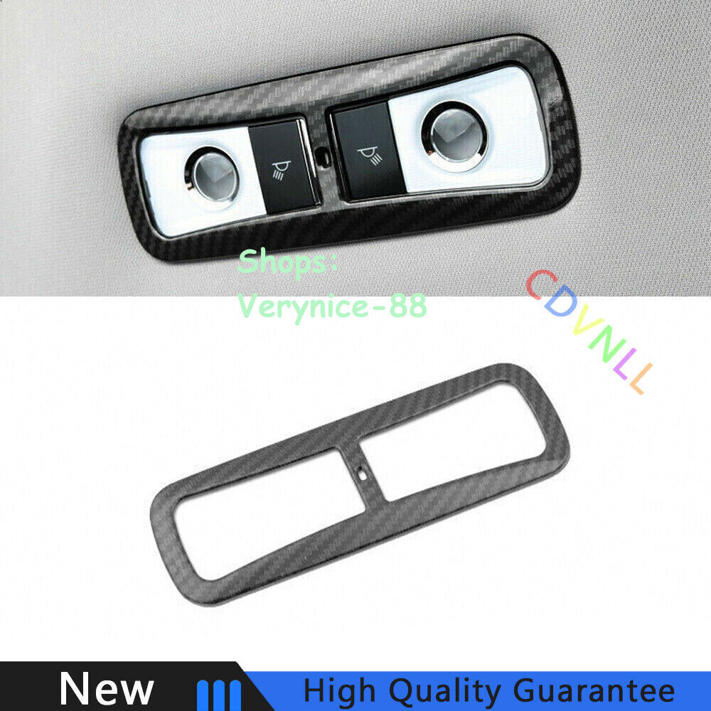For Honda CRV CR-V 2017-2022 Carbon Fiber Car Rear Reading Light Lamp Frame Trim
