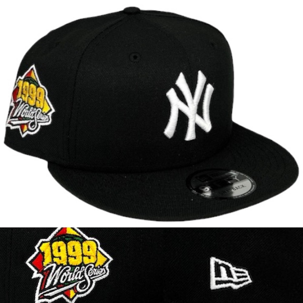 New York Yankees 99 WS 9FIFTY Adjustable Snapback New Era Cap - Black - NWT