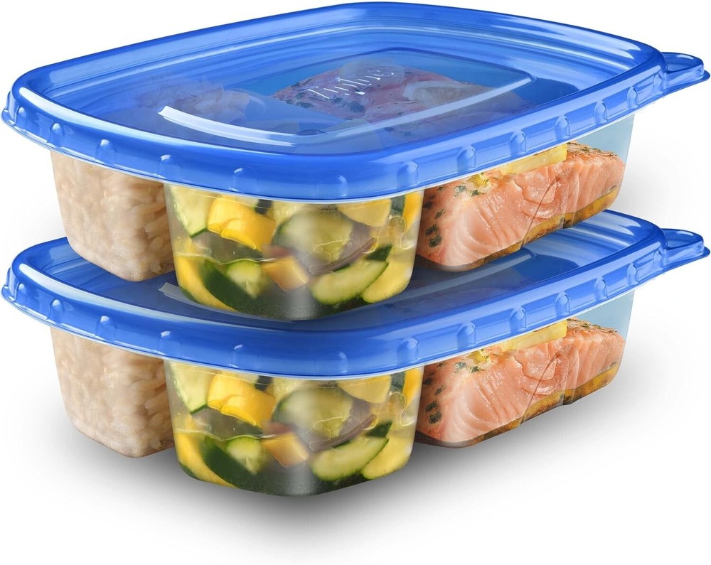 Food Storage Meal Prep Containers Reusable for Kitchen Organization, Smart Sn...