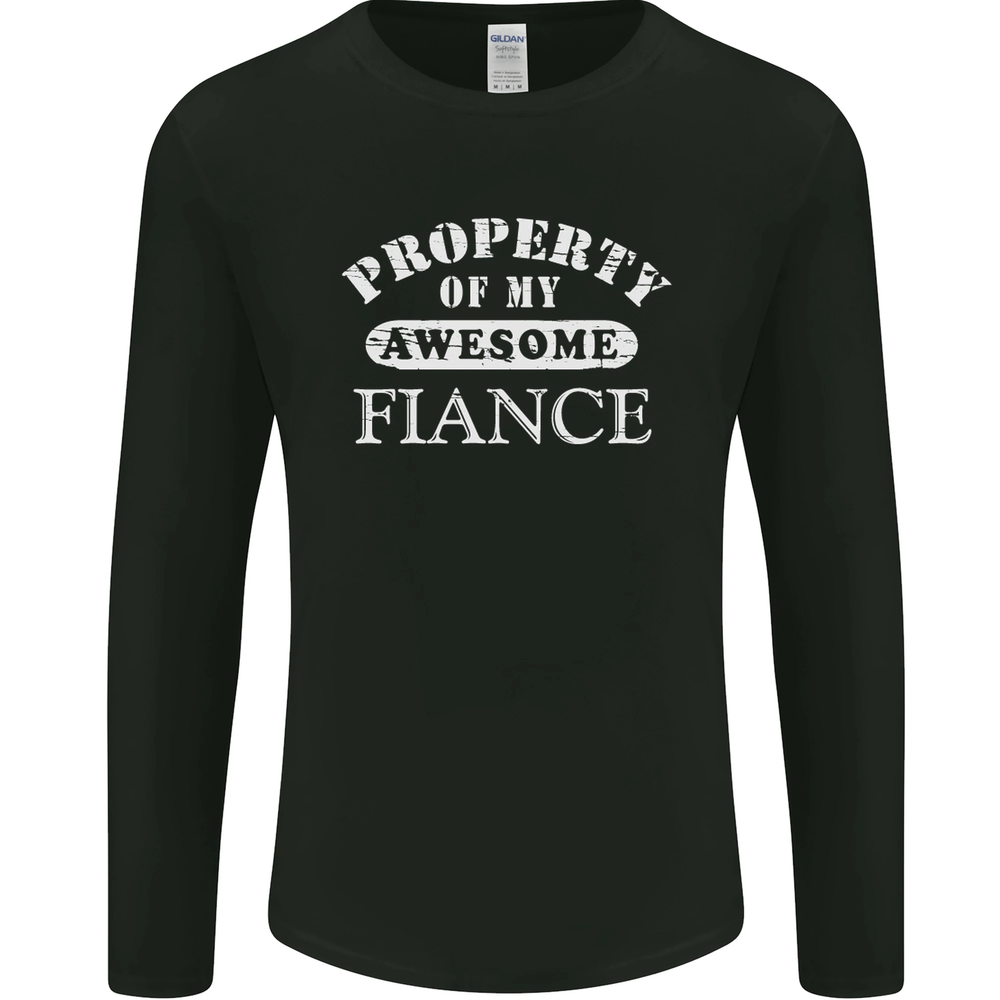 My Awesome Fiancé Long Sleeve Tee for Him