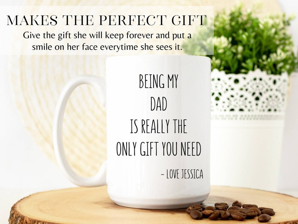 Dad Mug Personalized Dad Gift Gift From Daughter Dad Mug Gift For Dad Funny Mug