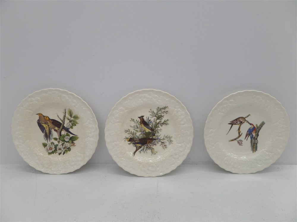 Set Of 3 - Alfred Meakin Birds of America Collectable Plates