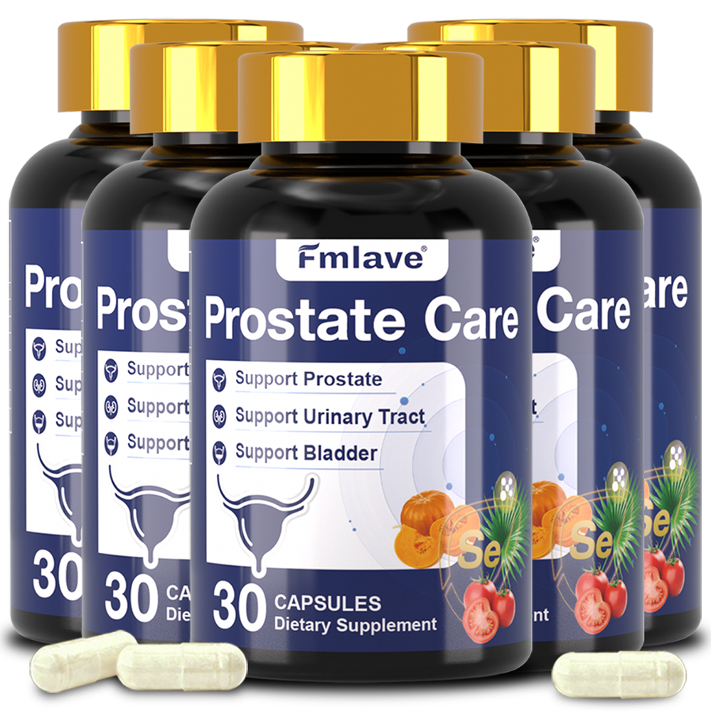 Prostate Health Capsules for Men - 5X Formula with Saw Palmetto Pumpkin Seed Oil