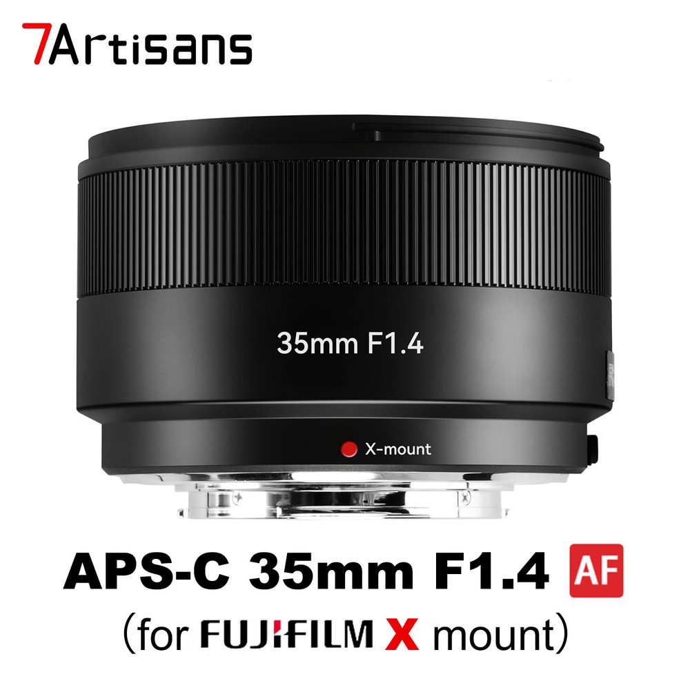 7Artisans 35mm F1.4 Auto Focus Lens for Fujifilm X Mount APS-C Cameras
