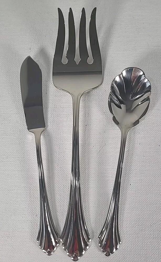 Oneida Marquette Stainless Flatware 3 Serving Pieces