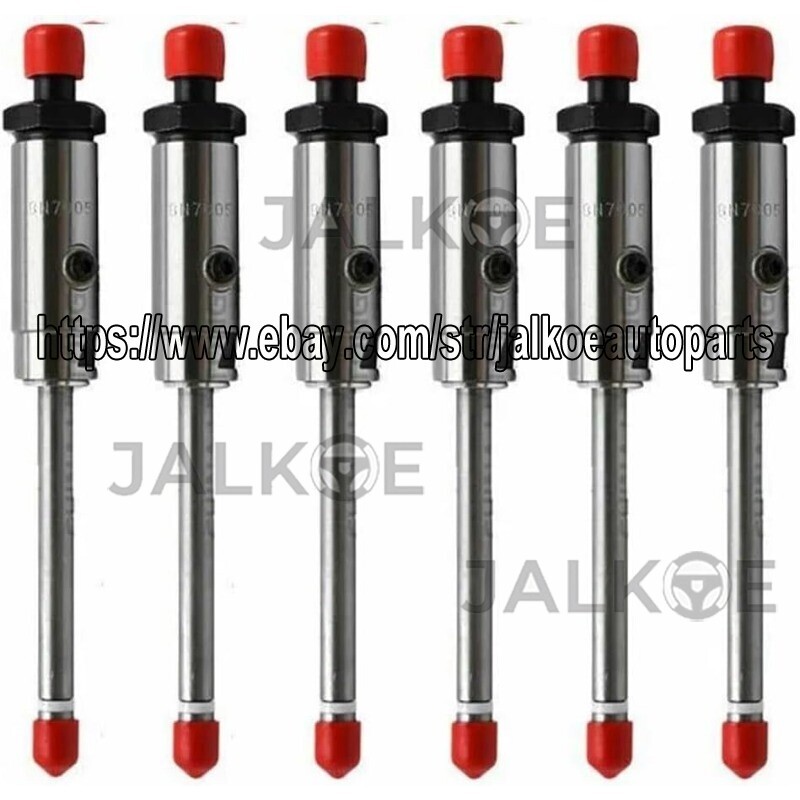 6pcs Fuel Injector Pencil Nozzle 8N-7005 3304 3304B 3306 3306B For Caterpillar