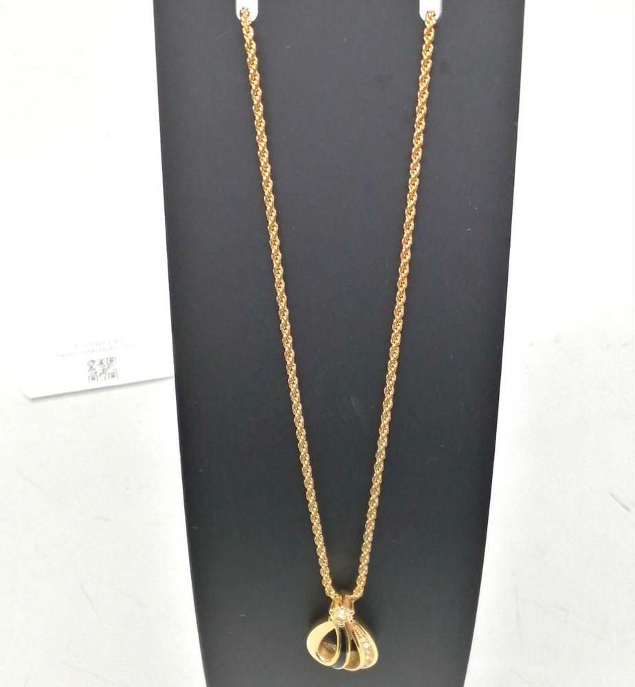 Christian Dior Y0809 Elegant Gold-Tone Necklace
