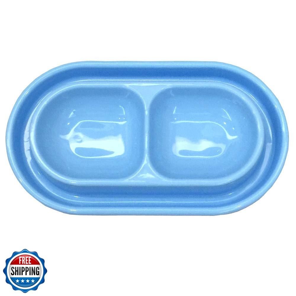 GRPET 32 Oz Ant Proof Cat Dish Feeder for Small to Medium Pets