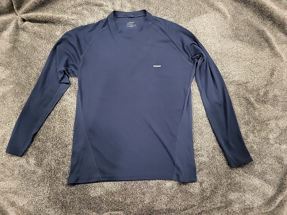 Patagonia Performance Baselayer Capilene Long Sleeve Shirt L Size Large Men's