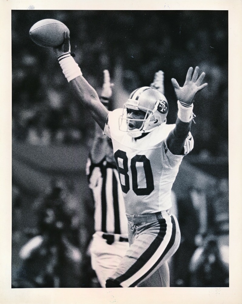 1990 JERRY RICE 49ers Scoring Super Bowl XXIV TD 8