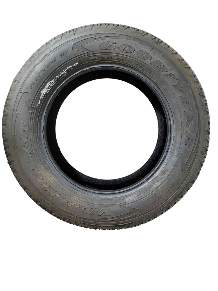 Set Of 2 P265/60R18 Goodyear Wrangler Fortitude HT 110 T Used 11/32nds
